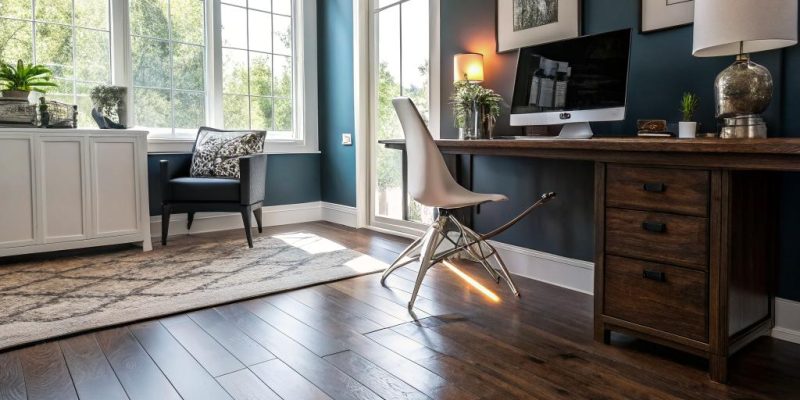 Littleton hardwood floors for smart home offices