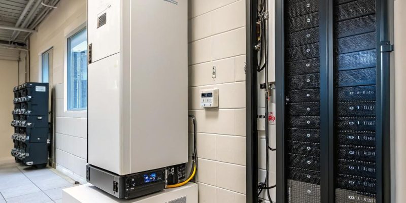 Smart Furnace Install Brighton MI for Home Server Racks